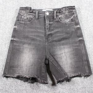 Flying Monkey Gray Distressed Women Shorts